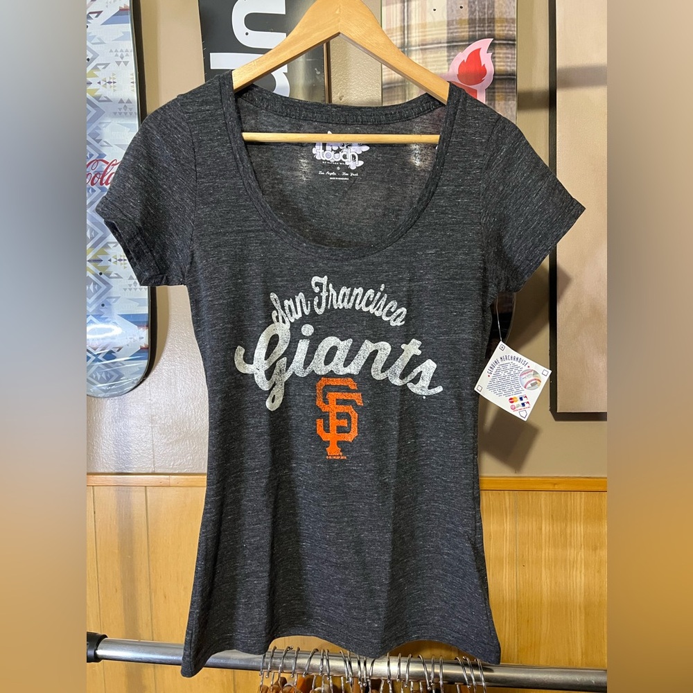Women’s San Francisco Giants V-Neck Tshirt 2016